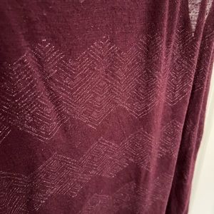 Tank top, subtle chevron deep purple